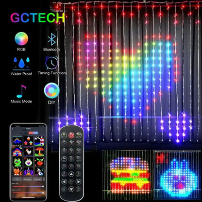 MiNEON LED Decoration RGB curtain Smart Lights App